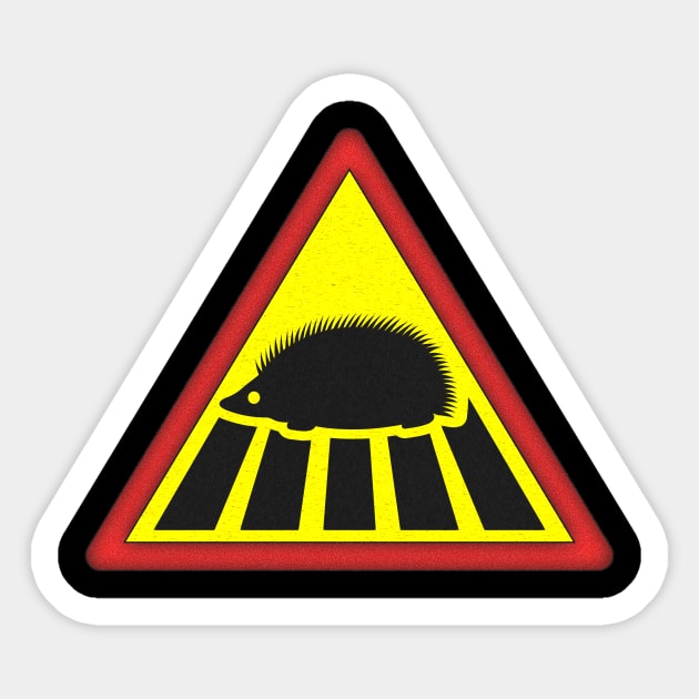 Porcupine Warning Sticker by whatwemade